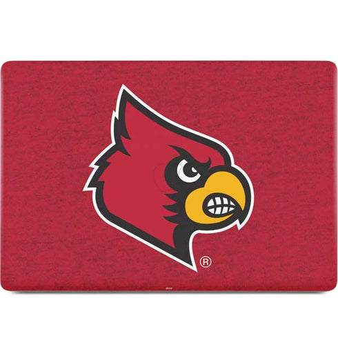 University of Louisville Red Background MacBook Skins